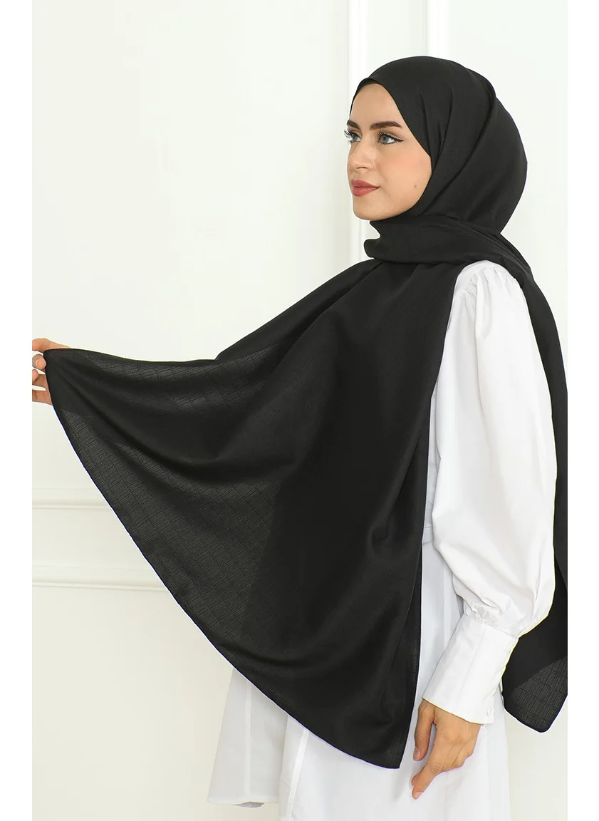 Sefa Merve Armül Shawl 81076-06 Black