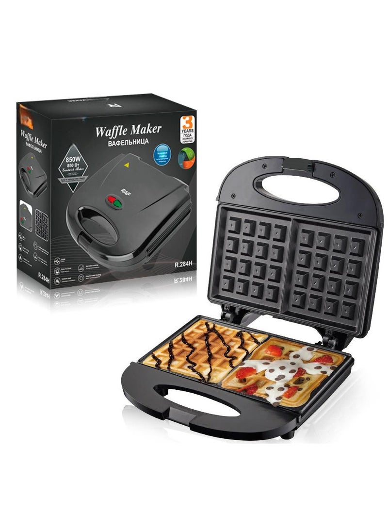 Household Double-Sided Heated Sandwich Maker, Multi-Function Grilled Steak & Waffle Breakfast Machine with Non-Stick Plates, 4-in-1 Sandwich Toaster & Grill, Easy Clean, Compact Design - pzsku/Z51FA87525252F1F17485Z/45/_/1725337209/898dcac6-4f99-4e18-8935-33ccd88a7a61