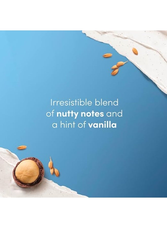 Dove Scrub Macadamia Rice Milk Body Scrub Exfoliates and Deeply Nourishes for Smooth, Radiant Skin 15 oz - Image 3