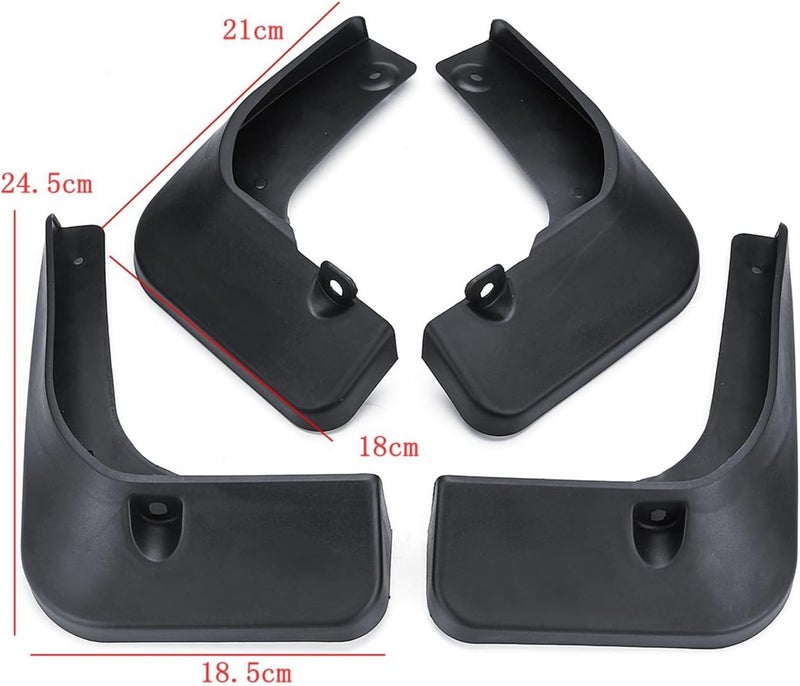 Wivplex Car Mud Flaps for Toyota Camry 2015-2017 - Image 2
