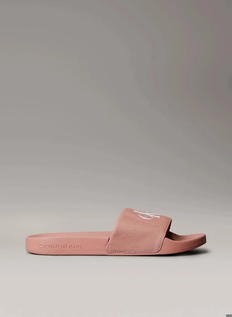 Calvin Klein Jeans Canvas Logo Sliders