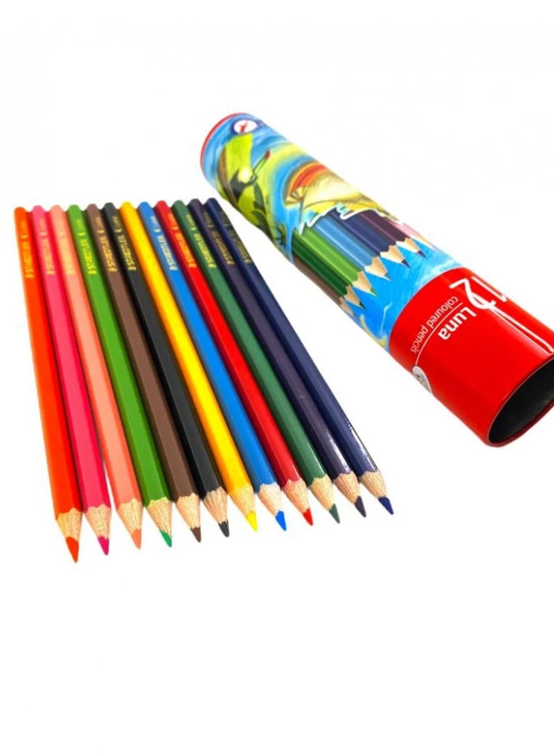 STAEDTLER 12-Piece Luna Colour Pencils In Metal Cylinder - Image 4