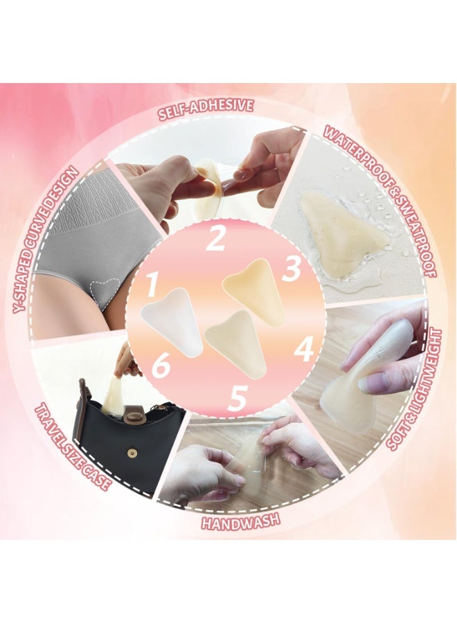 Generic 2 Pieces Silicone Concealer 'Y' Shape Fit Underwear Guard Ideal for Leggings Swimwear Yoga Feminine Care for Training  - Image 5