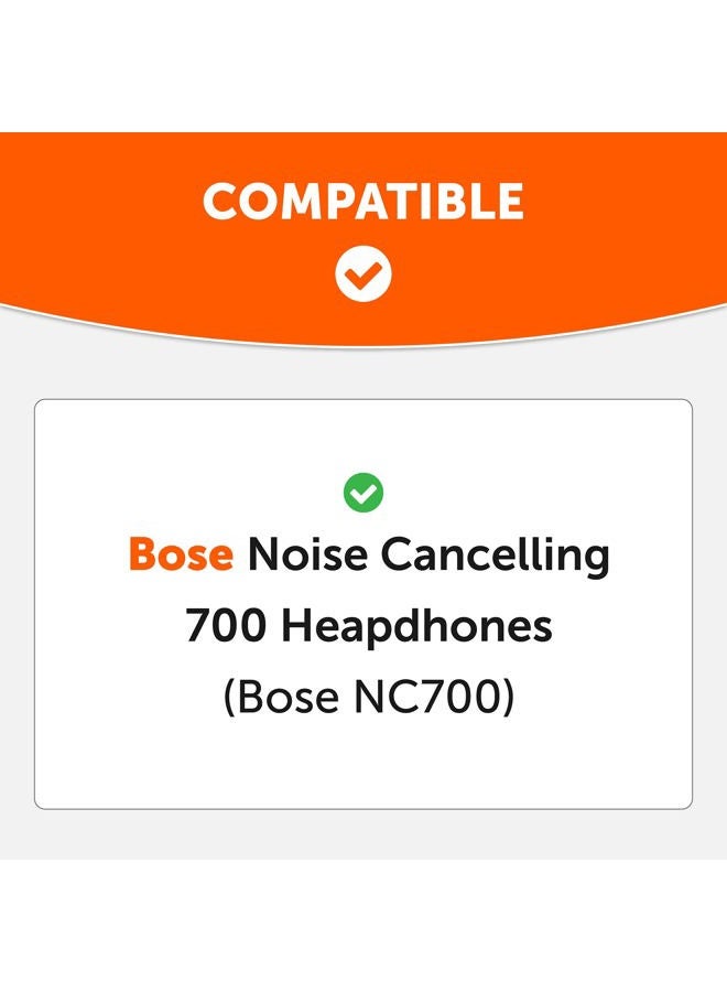 WC Wicked Cushions Upgraded Replacement Ear Pads for Bose 700 Noise Cancelling Headphones (NC700) - Softer PU Leather, Luxurious Memory Foam, Added Thickness, Extra Durable Ear Cushions | (Red Camo) - Image 2