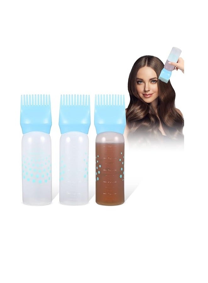 Generic Hair Oil Bottle, Oil Comb 120ML Hair Tools Hair Dye Applicator Brush Bottles Styling Tool Hair Coloring 1 PCS - Image 1