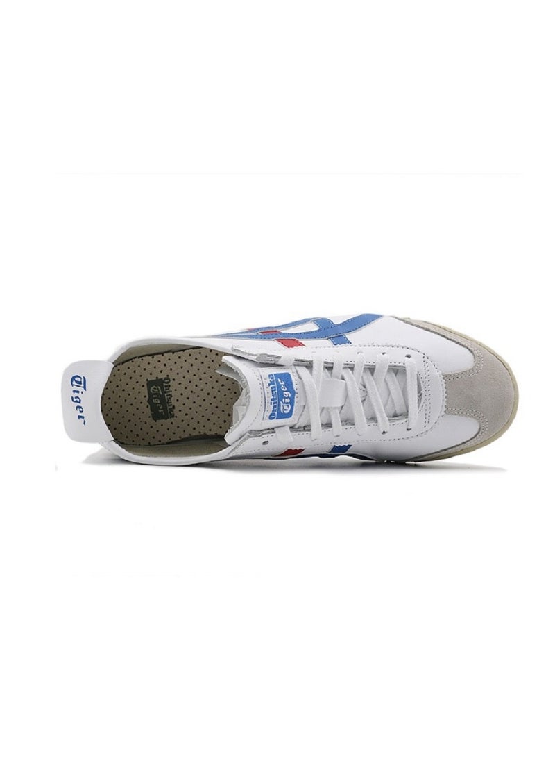 Onitsuka Tiger - Mexico 66 Colorblock Sneakers White/Blue/Red - Image 1