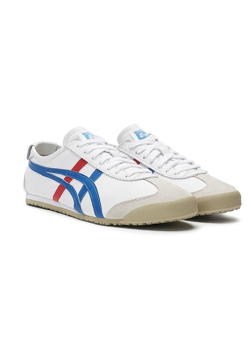 Onitsuka Tiger Mexico 66 Colorblock Sneakers White/Blue/Red - Image 3