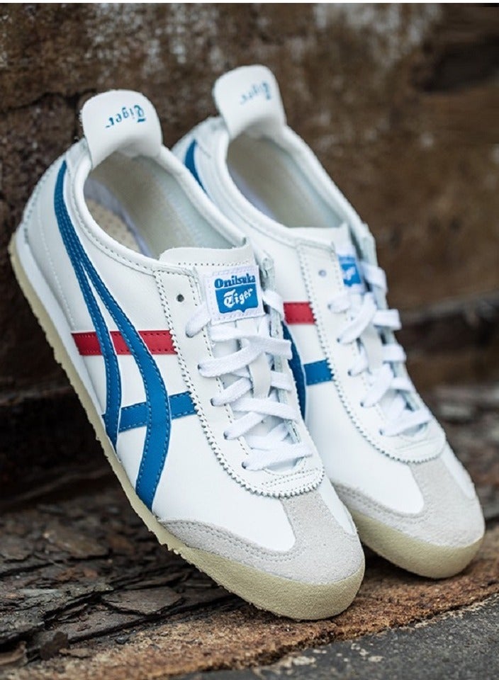 Onitsuka Tiger Mexico 66 Colorblock Sneakers White/Blue/Red - Image 2