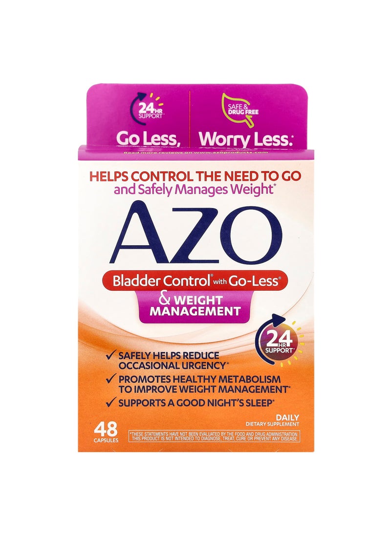 Bladder Control® with Go-Less® & Weight Management, 48 Capsules