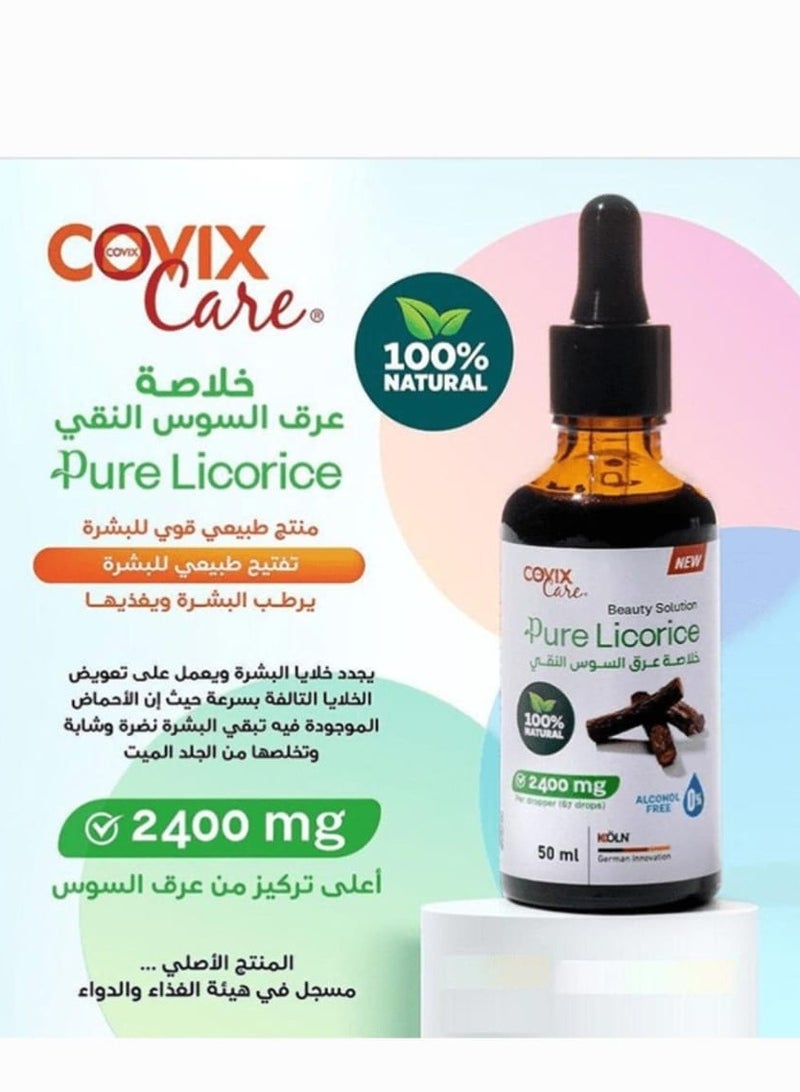 covix Facial serum with pure licorice extract from Cofex Care 50ml  - Image 2