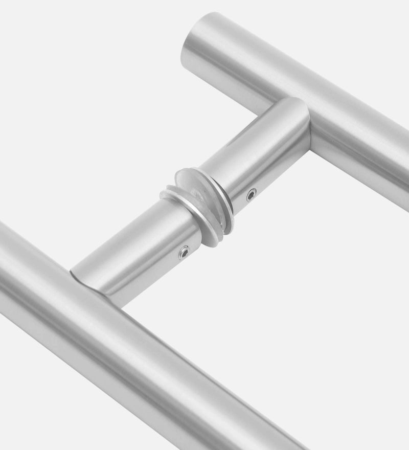 CRUST GPRH Solid Standoffs Heavy-Duty Stainless Steel Push Pull Door Handle/Barn Door Pull Handle/Glass Pulls, Full Stainless Steel Finish - 450 - Image 4