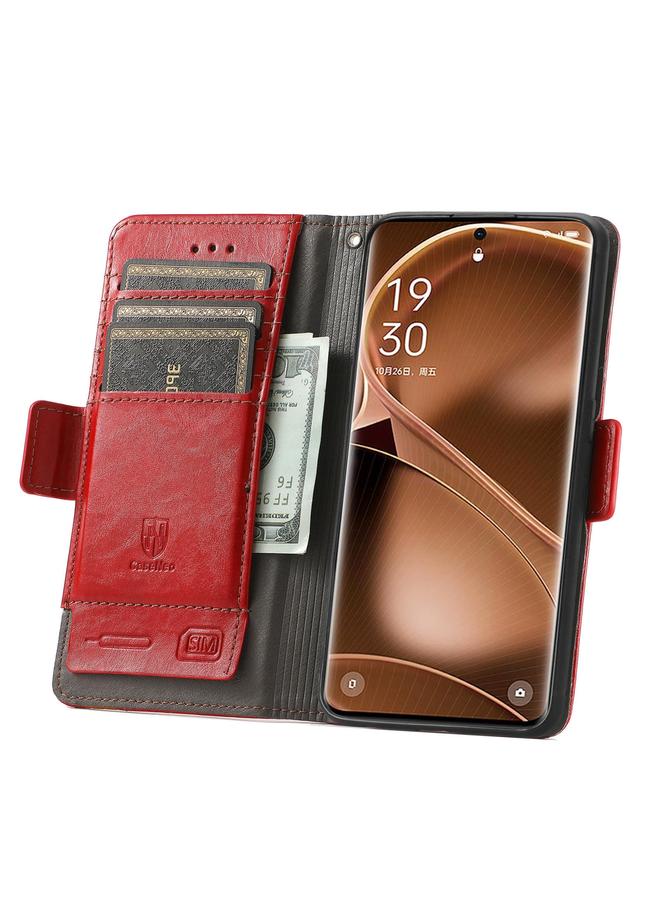 اس-توب جراب لهاتف OPPO Find X6 Pro CaseNeo Splicing جراب هاتف جلدي مزدوج مغناطيسي - Image 3