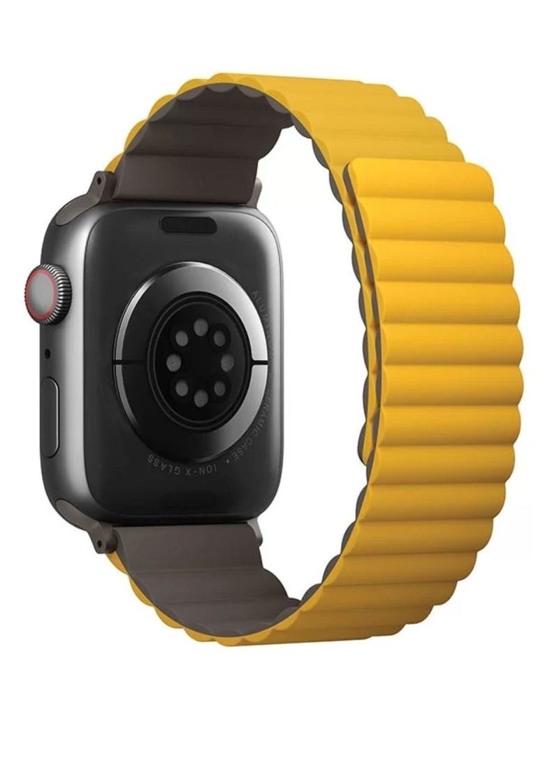Zoom Plus New Bluetooth Call With Reversible Magnetic Band Sports Fitness Tracker Water Resistant Smartwatch For IOS Android - Image 3