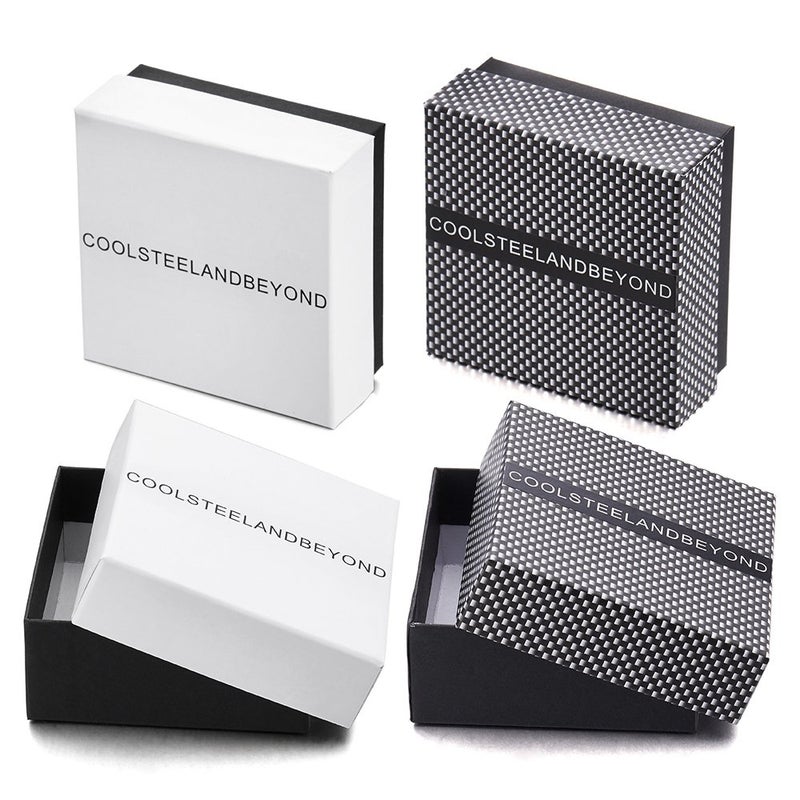 COOLSTEELANDBEYOND Heavy and Study Mens Steel Large Link Chain Motorcycle Bike Chain Bracelet with Skulls Polished - Image 5