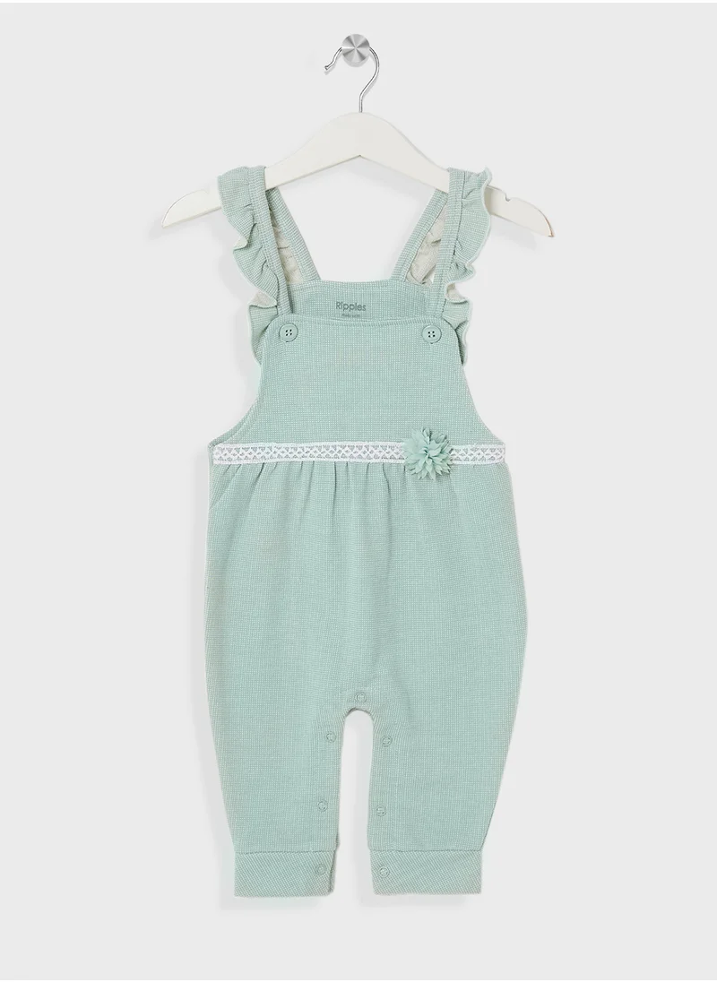 Ripples Infants Girls Dungarees