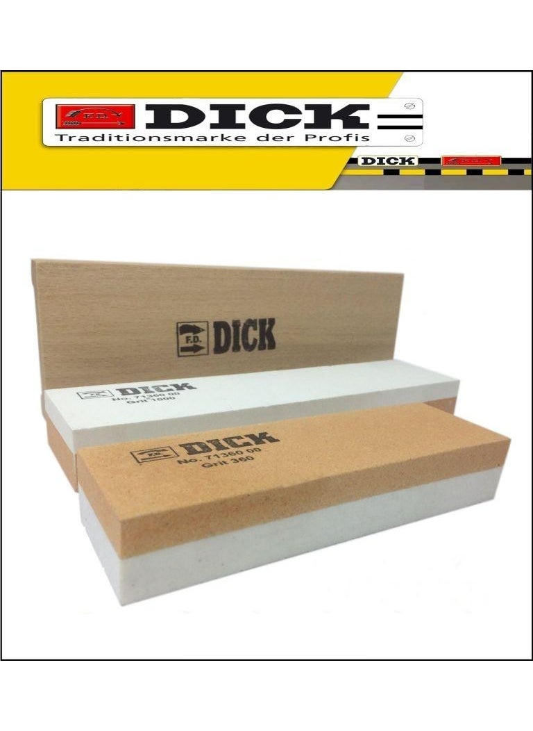 F. DICK حجر شحذ السكاكين الرطب F.dick 360/1000 حبيبة (15 سم)  - Image 4