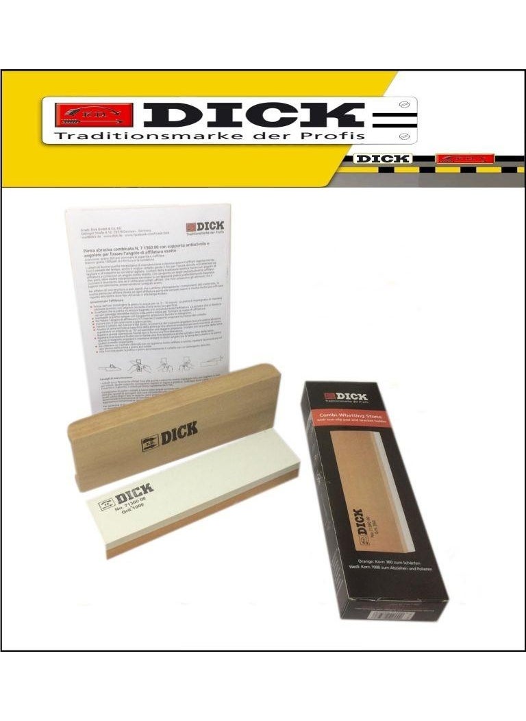F. DICK حجر شحذ السكاكين الرطب F.dick 360/1000 حبيبة (15 سم)  - Image 3