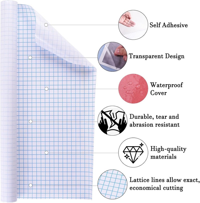 TimeWrap Clear Self Adhesive Book Cover | Cover for Books and Documents Clear Roll, Easy Peel Liner | Transparent Book Cover Film (17.7in x 4.9ft, 0.07 mm) Made in India Product - Image 3