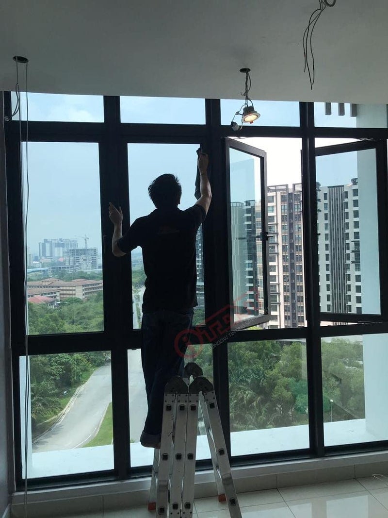 HOME13™ Privacy Window Film Window Glass Door Film for Home,Office,Bathroom Privacy (50x304 cm, 02 Light Black Film) - Image 5