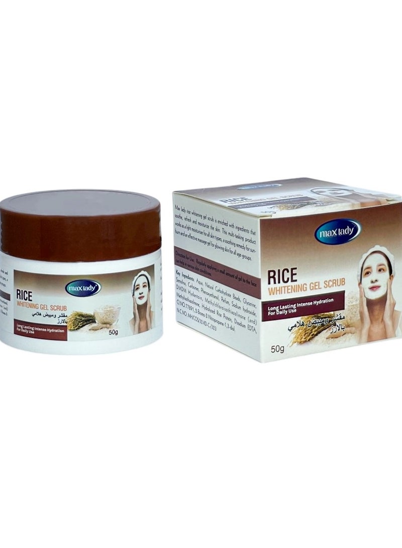 Rice Whitening Gel Scrub 50 g