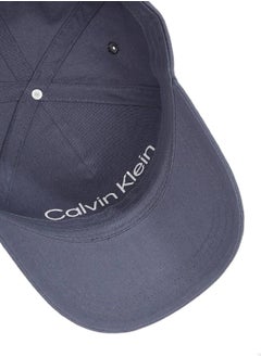 CALVIN KLEIN Men's Twill Cap - Cotton, Grey  - Image 3