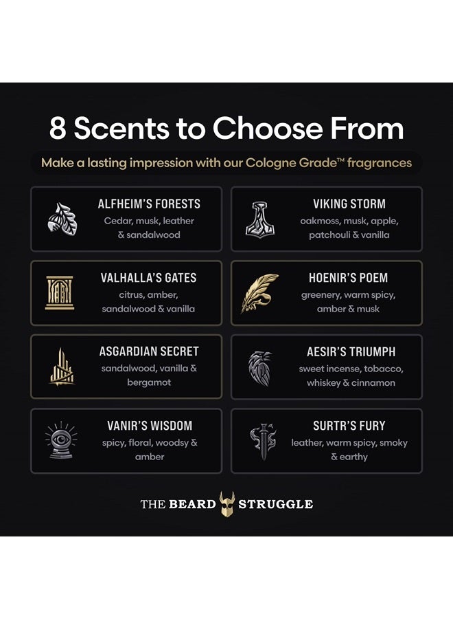 The Beard Struggle Marksman's Beard Conditioner - Silver Collection, Alfheim's Forests - Nourish, Softens, & Strengthens Beard - Radiance Beard Conditioner for Men (8 Fl oz) - Image 2