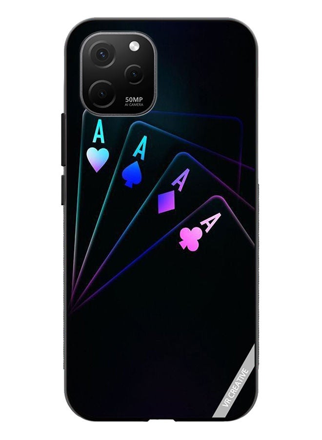 VR CREATIVE Protective Case Cover For Huawei Nova Y61 Cards A Design Multicolour - Image 1