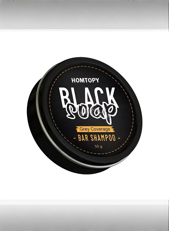 Natural Black Hair Darkening Soap: Deep Moisturizing, Anti-Frizz & Nourishment for Men & Adults - Image 1