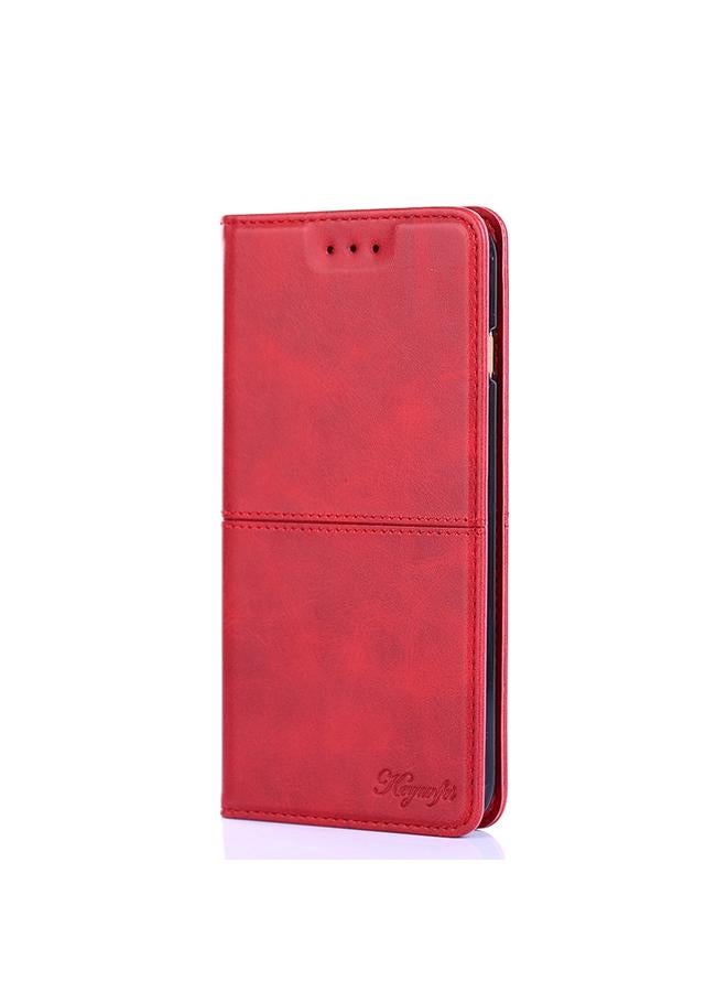 اس-توب جراب لهاتف Samsung Galaxy A13 4G جراب هاتف جلدي مغناطيسي أفقي من نسيج البقر - Image 2