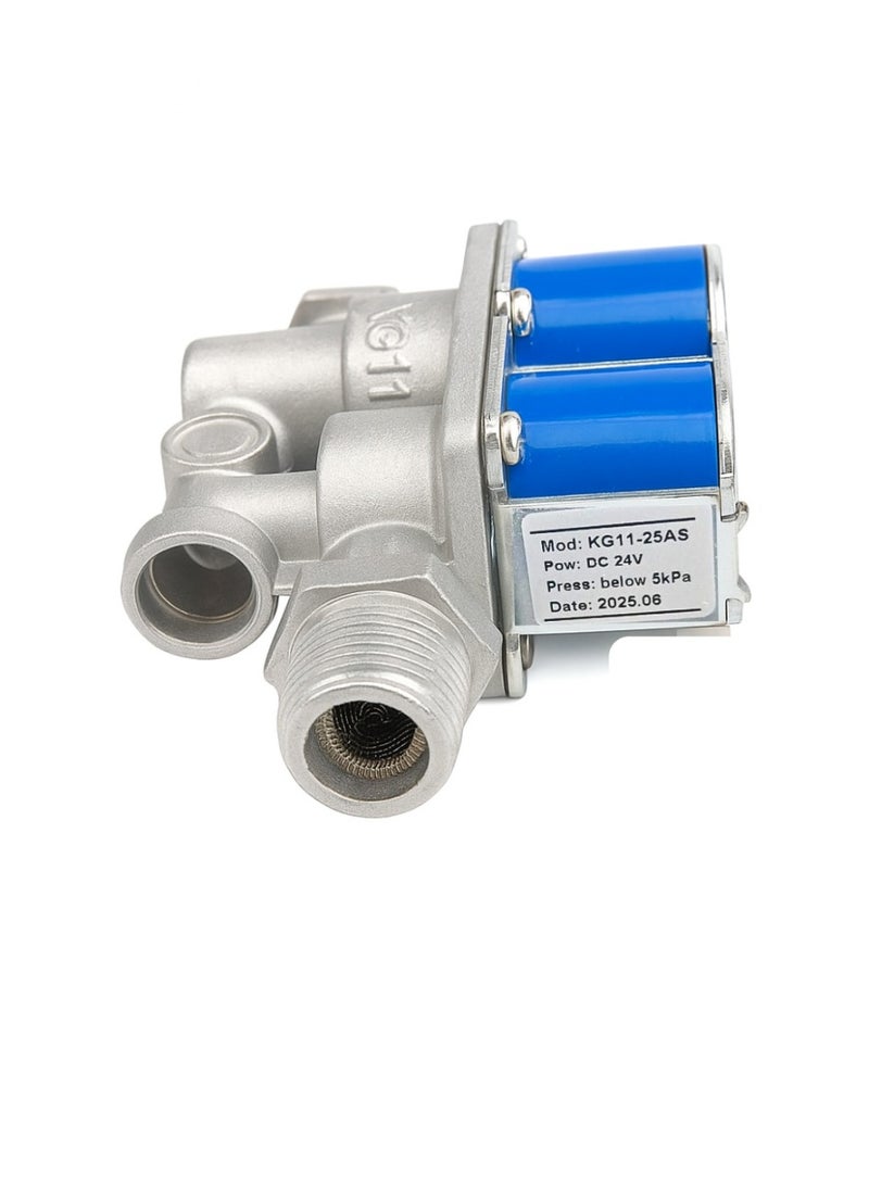 Gas Double Solenoid  KG11-25AS 24V for LPG gas or natural gas, switch control valve - Image 3