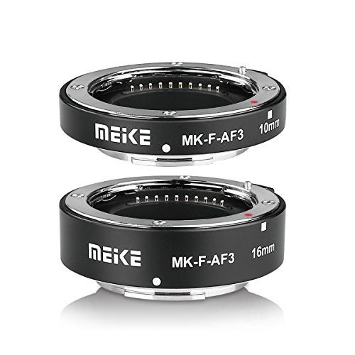 MEIKE MK-F-AF3 Auto Fucus Macro Extension Tube for Compatible with All Fujifilm Mirrorless Camera(10mm 16mm only or conbination) X-T1 X-T2 X-Pro1 X-Pro2 X-T10 X-A1 X-E1 X-E2 X-E3 X-T20 X-T3 X-T30 etc - Image 2