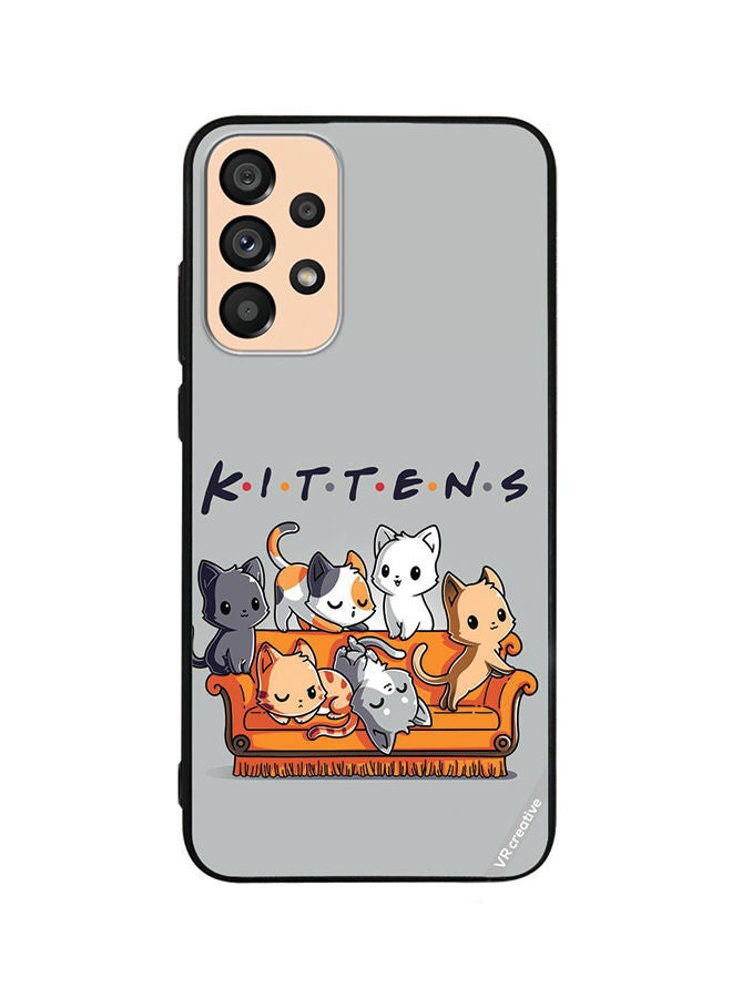 VR CREATIVE Protective Case Cover For Samsung Galaxy A72 Kittens Design Multicolour - Image 1