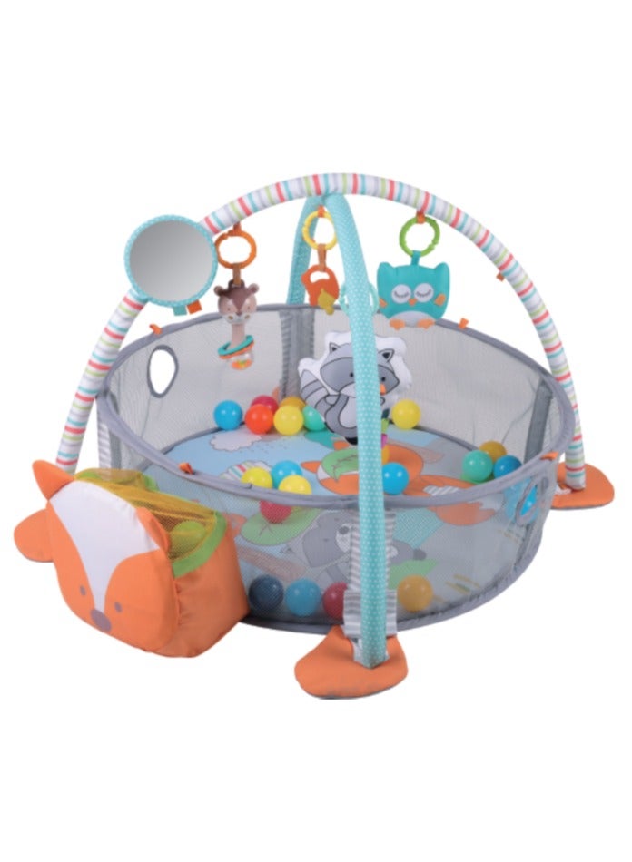 بيلانينا سجادة لعب 3 في 1 مع 30 كرة وألعاب - Image 1