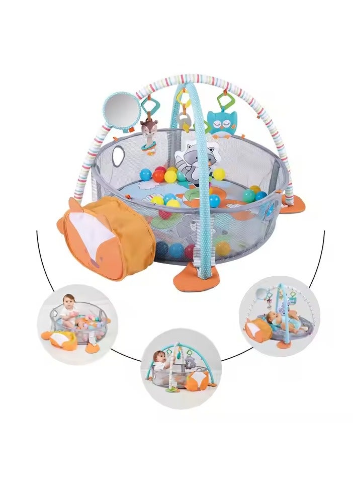 بيلانينا سجادة لعب 3 في 1 مع 30 كرة وألعاب - Image 2