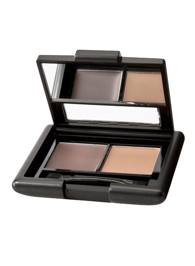E.L.F. COSMETICS Natural Finish Eyebrow Kit Brown Dark Brown