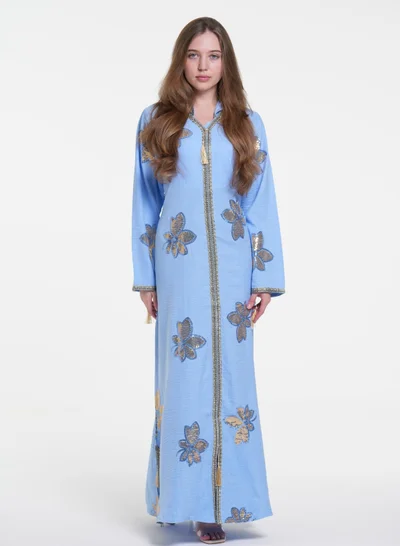 AL BENT AL SHARQIEH long sleeve jalabiya dress