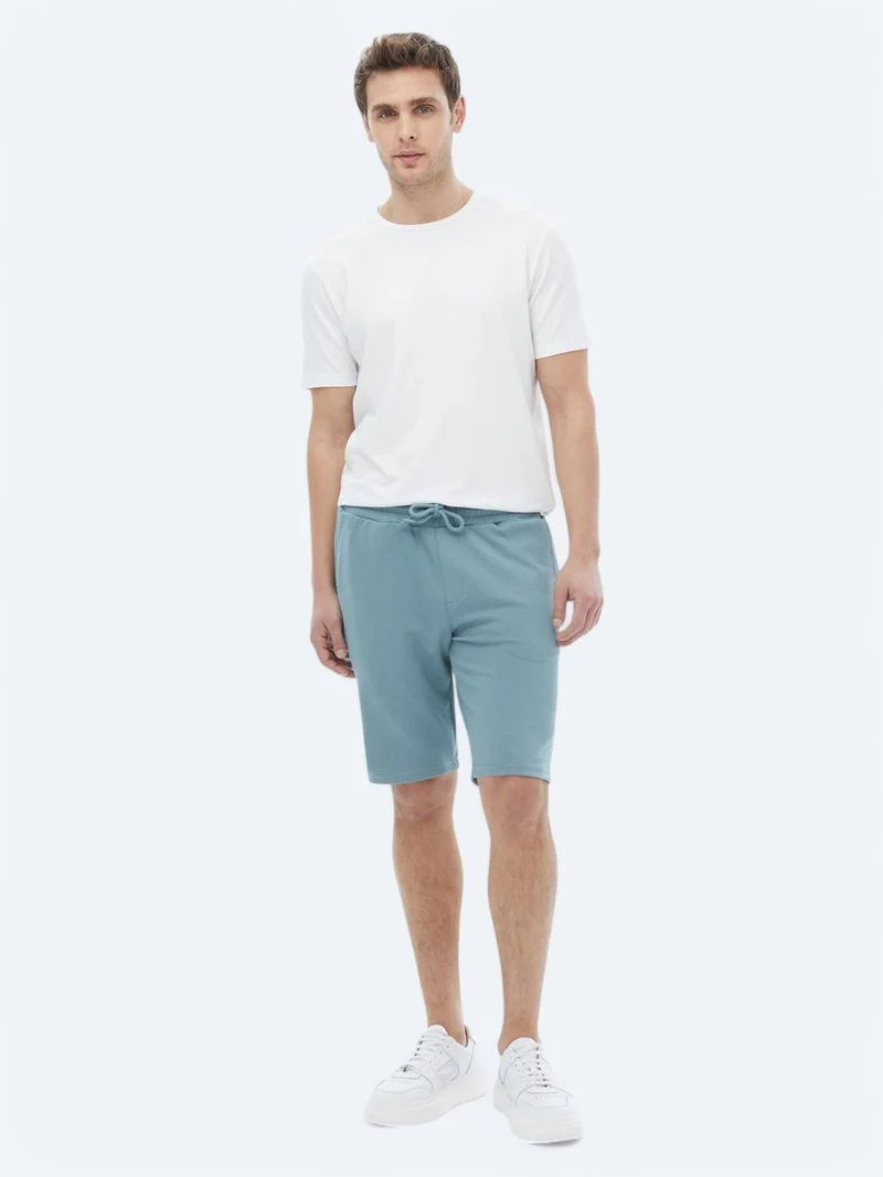 Kip White Crew Neck Cotton Blended T-Shirt