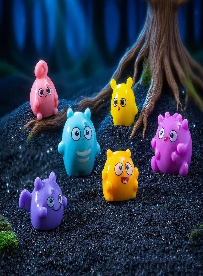 VRB Dec 8 Pcs Miniature Showpiece Set for Home Decor,Car Dashboard,Valentine,Living Room,Gifts Figurines,Cake Decoration Items,Figurines for Home Decor. (8 Pcs Colorful Character Miniature) - Image 3
