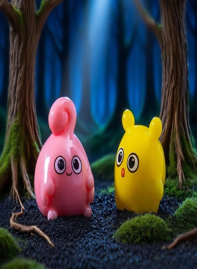VRB Dec 8 Pcs Miniature Showpiece Set for Home Decor,Car Dashboard,Valentine,Living Room,Gifts Figurines,Cake Decoration Items,Figurines for Home Decor. (8 Pcs Colorful Character Miniature) - Image 4