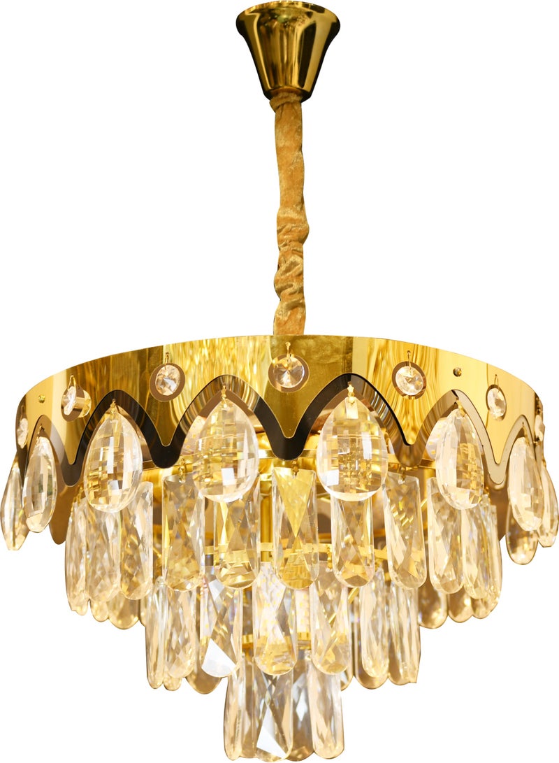 Hummer Modern shadow light chandelier, gold, diameter 40 cm - Image 2