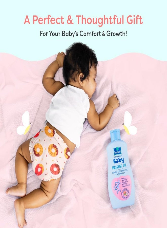 SuperBottoms Pure Love Combo with Baby Massage Oil & SuperBottoms Dry Feel Baby langot l Gentle & Safe l Newborn Combo l Natural l Ideal for Gifting - Large - Image 5