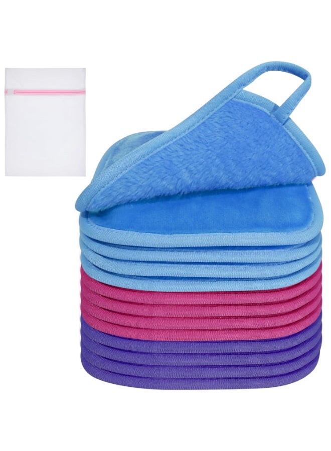 KODAMO Makeup Remover Cloth, 6 inch x 6 inch Reusable Makeup Remover Pads Washable Travel Bag, Microfiber Makeup Removal Face Wash Cloths with Just Water, Gentle Soft, 12 Pack - Image 1