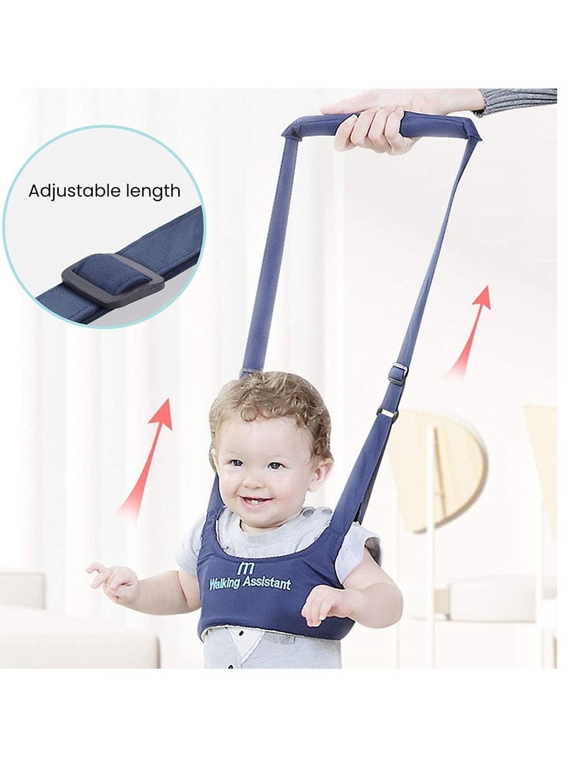 SYOSI Baby Walker Toddler Walking Harness, Adjustable Baby Walking Wings Learn to Walk Assistant Baby Walker Protective Belt, Safe Standing Walk Tool Help Baby Keep Balance Walk Navy Blue - Image 4