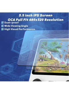 Powkiddy RGB20S Handheld Game Console with Retro Open Source System, Preloaded 15000+ Games, RK3326 3.5-Inch 4:3 IPS Screen for Children's Gifts (White)  - Image 5