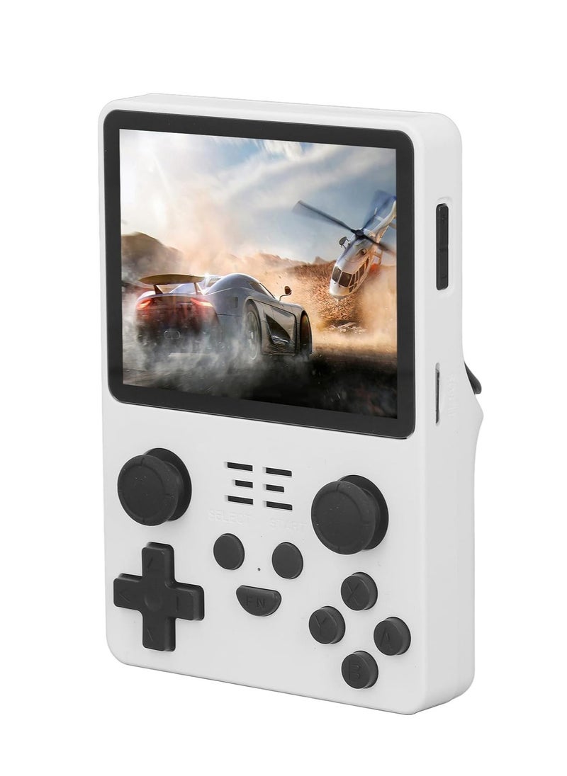 Powkiddy - RGB20S Handheld Game Console with Retro Open Source System, Preloaded 15000+ Games, RK3326 3.5-Inch 4:3 IPS Screen for Children's Gifts (White) - Image 1