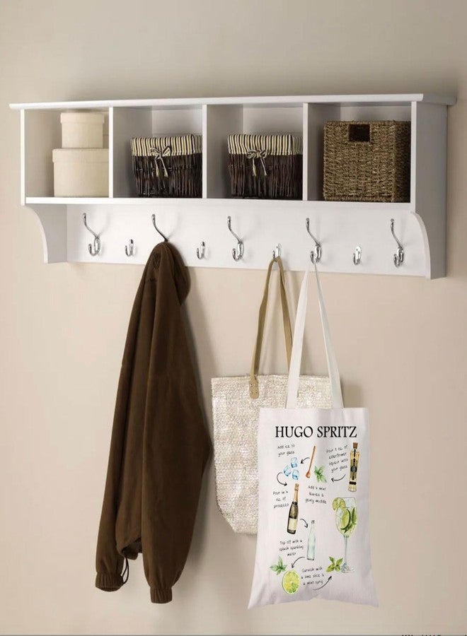 WCGXKO Hugo Spritz Tote Bag - Gift for Cocktail Lovers - Beige - 14.6"L x 12.6"W 0.3"H - Image 4