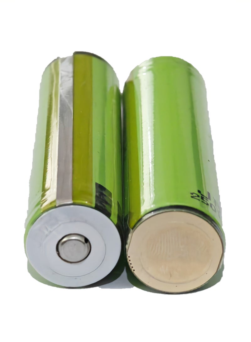 باناسونيك بطارية ليثيوم قابلة لإعادة الشحن 18650، سعة 3200 مللي أمبير/ساعة، صُنعت في اليابان، عبوة من قطعتين - Image 2