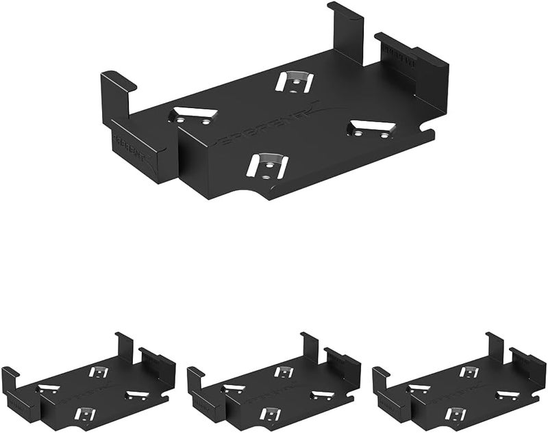 SABRENT Mac Mini VESA MountWall MountUnder Desk Mount Black BKMABM Pack of 4 - Image 1