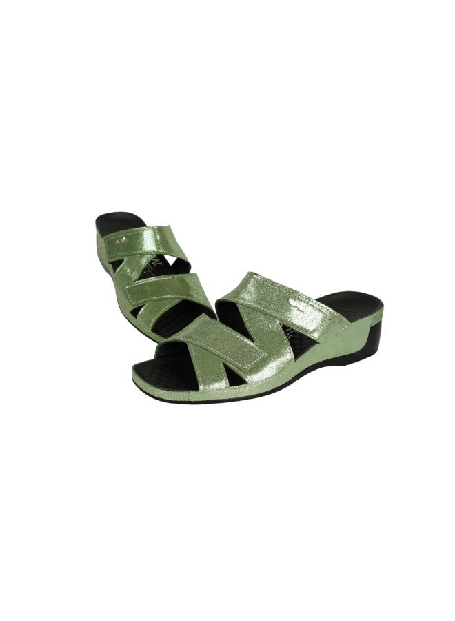VITAL 148-1059 Vital Ladies Tina - Creta Sandals 08069AS Green - Image 3