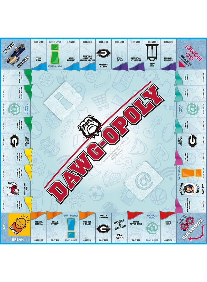 Late for the Sky لعبة داوغوبولي من جامعة جورجيا باللونين الأحمر والأسود - Image 4